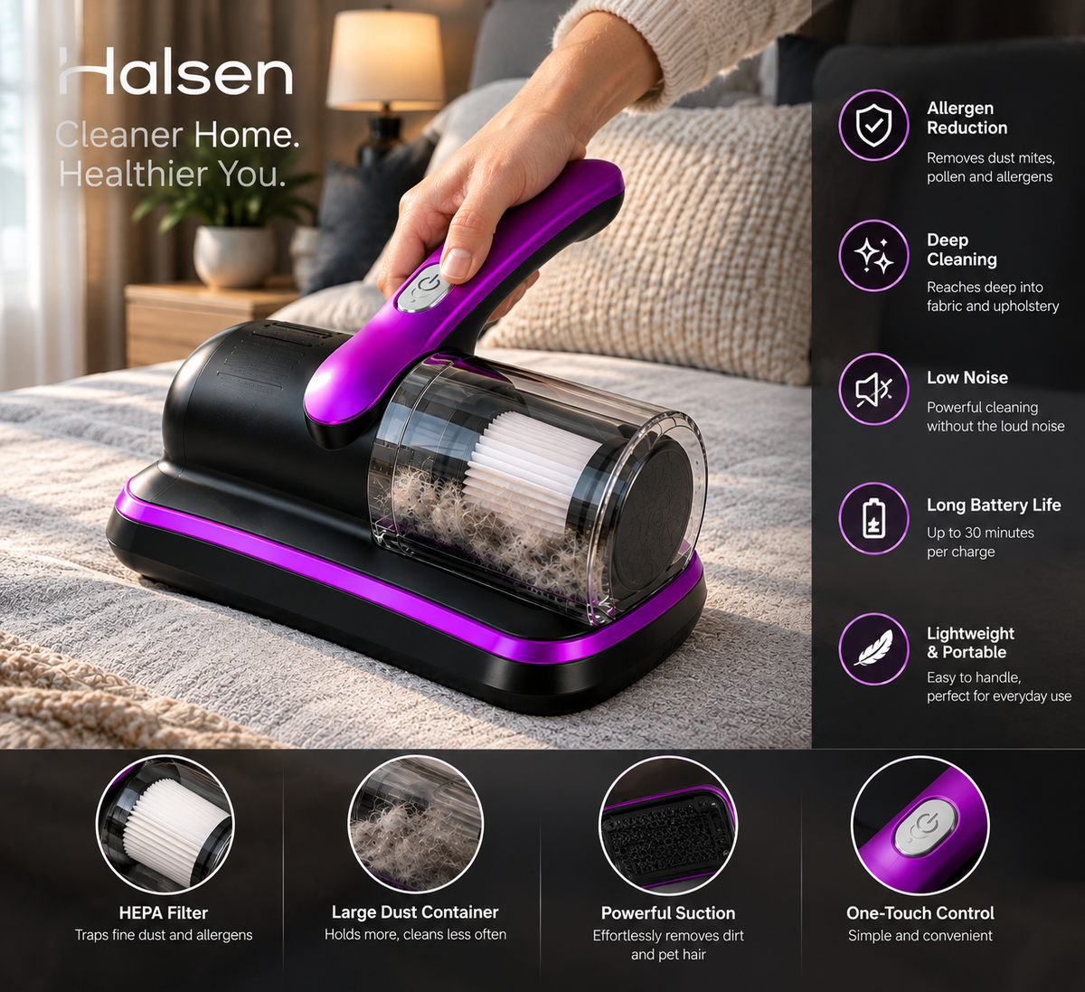 Halsten Fabric Vacuum Cleaner